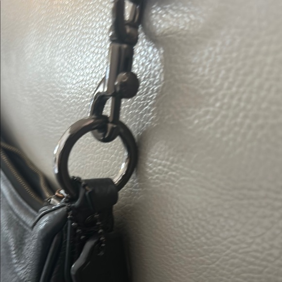 Coach Black Leather Shoulder Bag - Picture 3 of 11